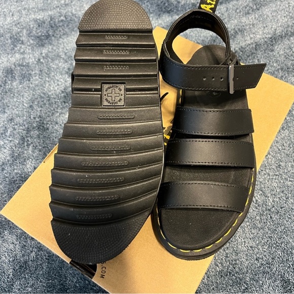Dr. Martens Blaire Black Sandals - Picture 3 of 4